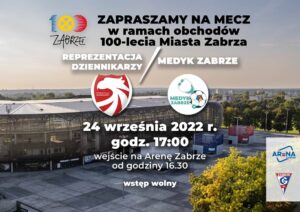 Read more about the article Mecz w ramach 100-lecia Miasta Zabrze