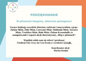 Read more about the article Dzień Przedszkolaka i bieg w piżamach